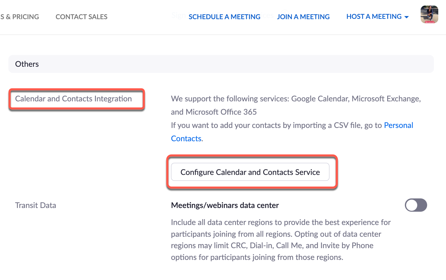 Syncing your Outlook Calendar with Zoom - Service Portal