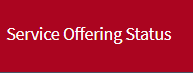 Service Oferring Status