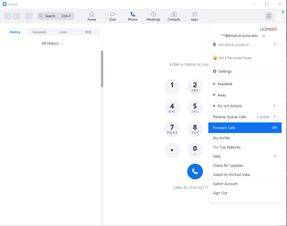 - Setting Up Zoom Phone - Service Portal
